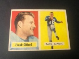 1957 Topps Football; Frank Gifford; Card #88