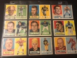 (9) 1957 Topps Football Cards, #10-18