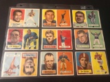 (9) 1957 Topps Football Cards, #64-72