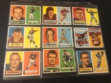 (9) 1957 Topps Football Cards, #109-117