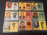 (9) 1957 Topps Football Cards, #127-135