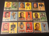 (9) 1957 Topps Football Cards, #145-150, 152-154