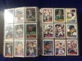 1989 Topps Baseball Card Complete Set & Near Complete Set in Binder Sheets