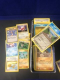 Box of Pokemon Cards; mainly Uncommon & Common, 1990s;2000s