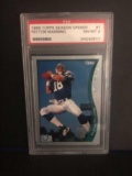 1998 Topps Season Opener; Peyton Manning #1; Graded PSA 8