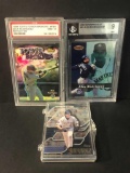 (6) Alex Rodriguez Cards incl. PSA 9 1999 Topps Power Brokers, Refractor #PB6