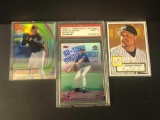 (3) Roger Clemens Cards incl PSA 9 1999 All-Topps Mystery Finest Refractor