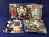 (13) Atlanta Braves Related Items; FAN Magazines, Program/ Scorebook, SI, Beckett, Press Photo