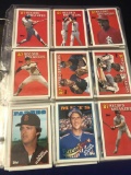 (2) Sets of 1989 Topps Baseball Cards in Binder; second set is missing 7 cards