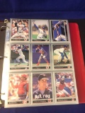 1992 Leaf Baseball Series 1, Complete Set in Binder #1-264