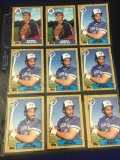 (58) 1987 Topps Baseball Cards; Stars, Rookies, etc; Cecil Fielder, Kirby Puckett, Ryne Sandberg