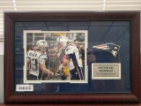 Tom Brady & Wes Welker Color Photograph