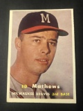 1957 Topps Ed Mathews #250