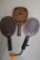 (3) MArcraft Wood Paddle Ball Racquet