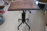 Vintage Wood & Iron Pipe Table