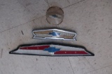 (3) Vintage Chevrolet Hood & Steering Wheel Ornaments