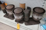 (3) Vintage Giant Oil/ Kerosene Heaters