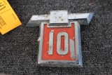 Vintage Chevy 10 Placard