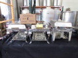 (3) Chafing Dishes