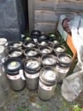 (17) 5.16 Gal SS Kegs w/ Plastic Handles