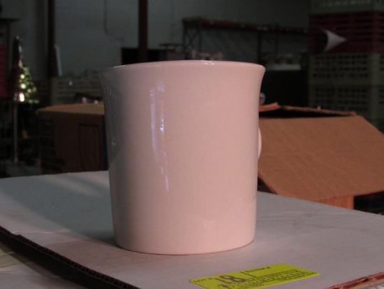 (36) White China Coffee Mugs