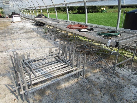 4' x 24' Aluminum Top Greenhouse Table