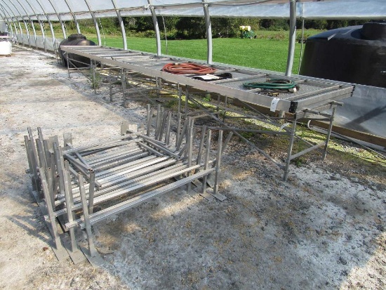 4' x 24' Aluminum Top Greenhouse Table