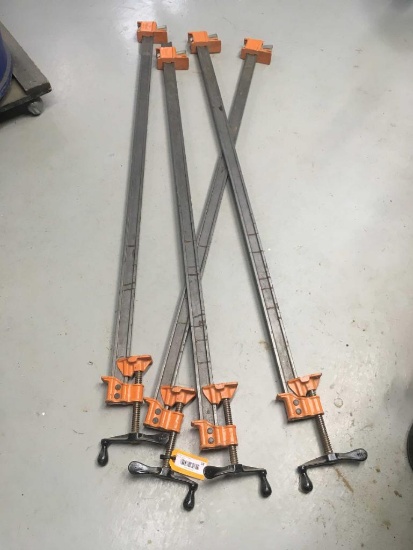 (6) Jorgensen 48" Bar Clamps