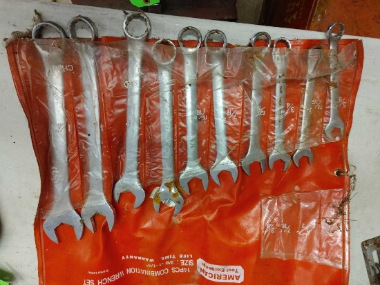 American 14pc Combination Wrench Set