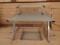 Modern Style Chrome & Glass Work Desk