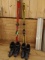(2) Sets of Shaped Downhill Skis w/ Bindings & Boots