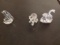 (6+/-) Pieces of Swarovski Silver Crystal w/ Boxes