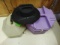 (2) Poly Hat Boxes w/ 1 Resistol 5X Beaver Size 7 Cowboy Hat