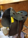 Vintage English Military Saddle