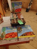 (3) Topsy Turvy Upside Down Tomato Planter & (2) Trays of Seed Starter