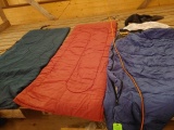 (3) Youth Size Sleeping Bags