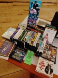 (20) VHS Tapes & (12+/-) CD's