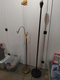 (2) Floor Lamps Missing Shades