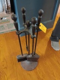 Rot Iron/Cast Iron Fireplace Tools