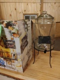 (2) Glass 1.5 Gallon Dispenser w/ Metal Stand