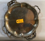 (5) 16” Silver Plate Trays