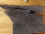 Pair of Leather Western Chaps Size 25