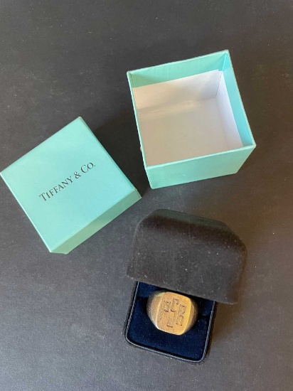 Tiffany 14K Yellow Gold Gents Ring