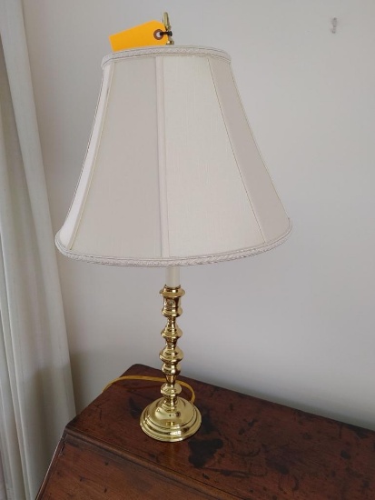 Brass Candlestick Style 26" Table Lamp