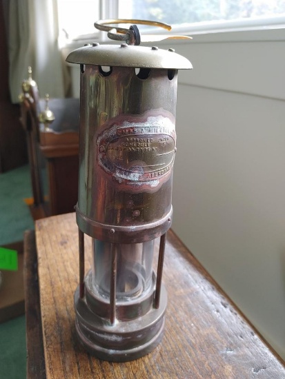 Thomas & Williams Ltd. Brass Oil Lamp