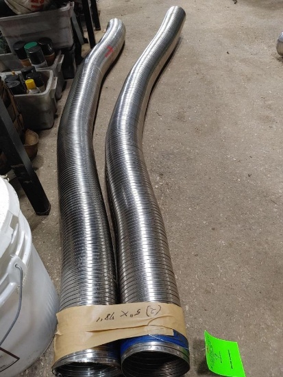 (2) 5" x 78" Stainless Steel Flex Liners