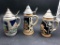 (3) German Steins