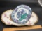 Lovely Hand Painted Limoges Tray and Chinese Ching Tray