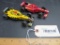 (2) Plastic Hornby F1 Slot Cars
