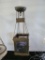 Adjustable Greek Motif Hanging Glass Four Side Lamp